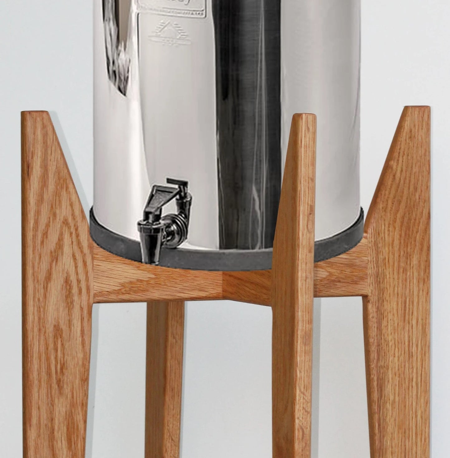 Water filter stand, Berkey stand, Freestanding Tall Hardwood stand